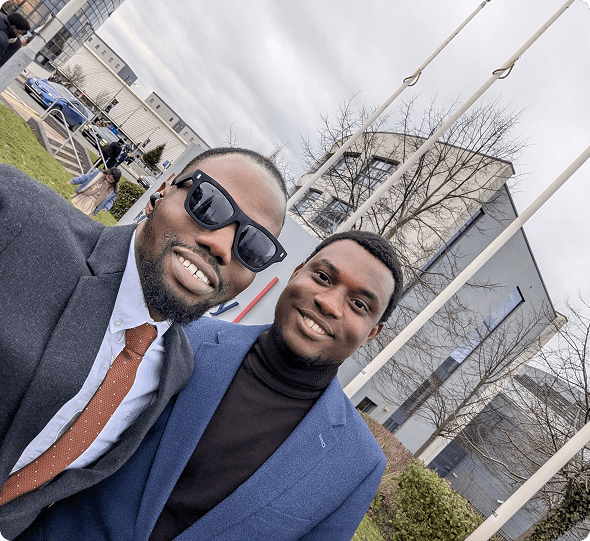 Theo and Shalom Illustration